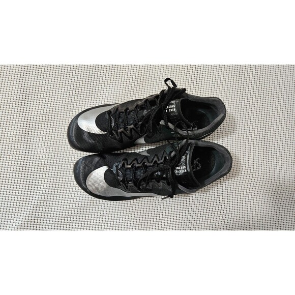 Nike Black Zoom Rival Sprint Track and Field Lace-Up Men's Shoes Size 9 - Picture 3 of 7